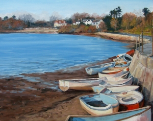 Tangled Boats; Low Tide